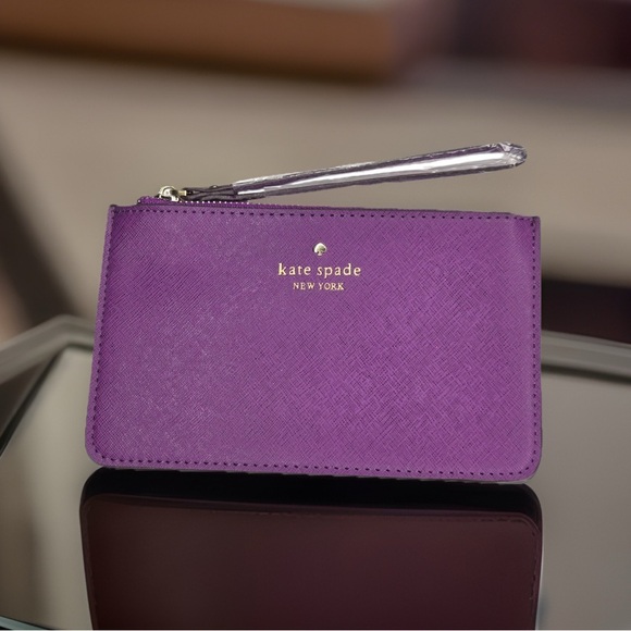 kate spade Handbags - NEW Kate Spade Purple Wristlet, Hard to Find Color, NWT Great Gift